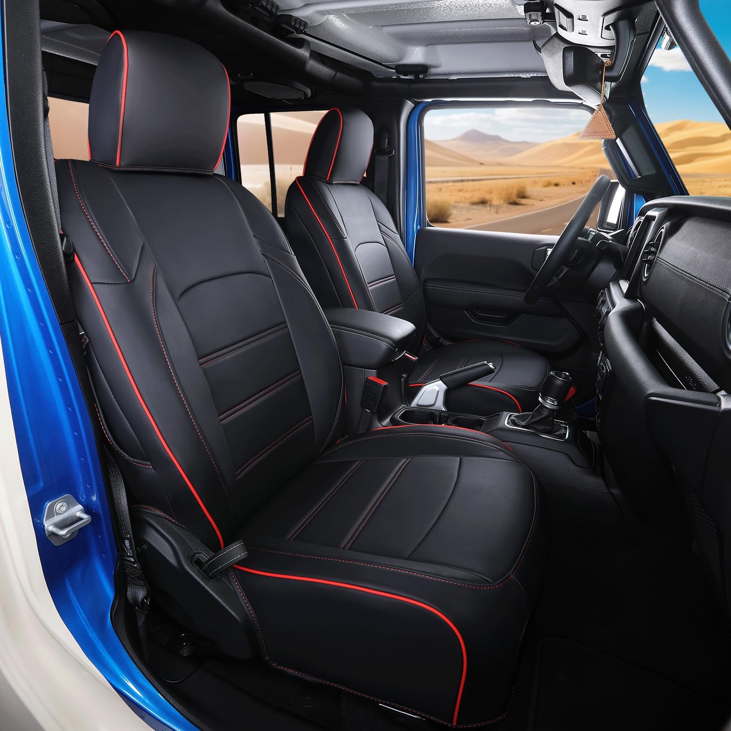 Jeep Gladiator Seat Covers - Premium Faux Leather Protection