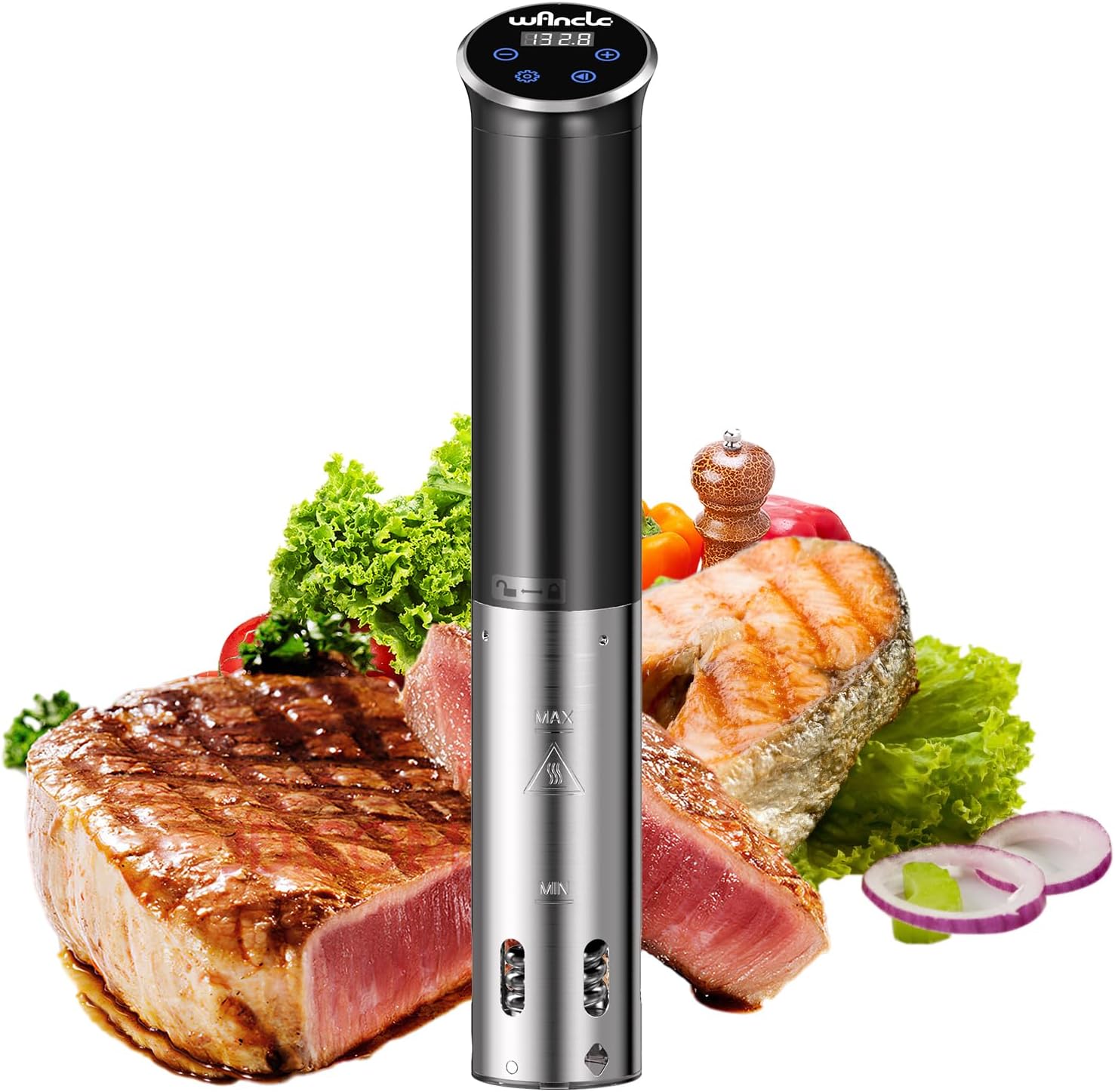 Sous Vide Cooker with 1100W Power and Precise Control