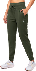 Fleece Lined High Waisted Joggers for Women - Warm, Water (Style NKBB)