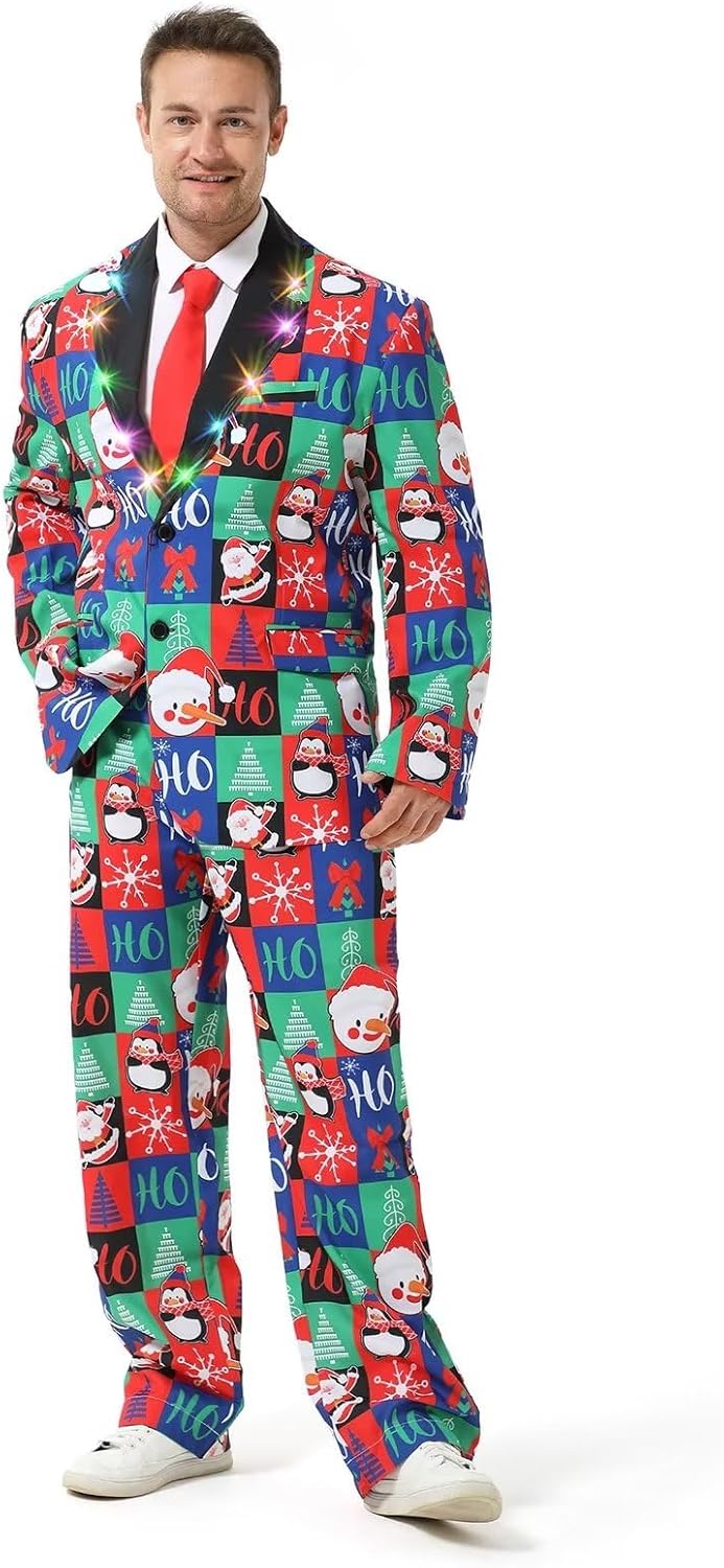 Men's Christmas Party Suit by U LOOK UGLY TODAY 2023