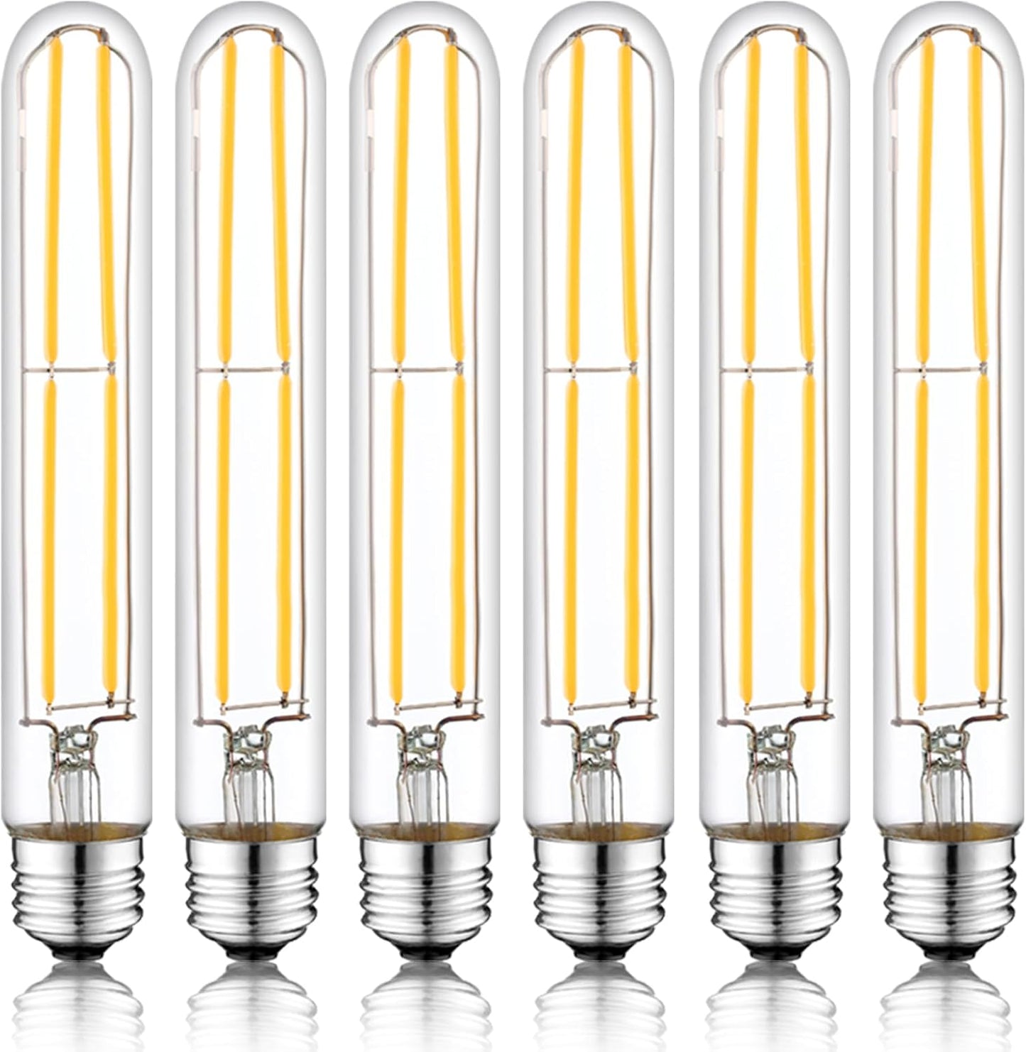 7.3 Inch E26 LED Bulb 6W Dimmable Warm White Edison Bulbs