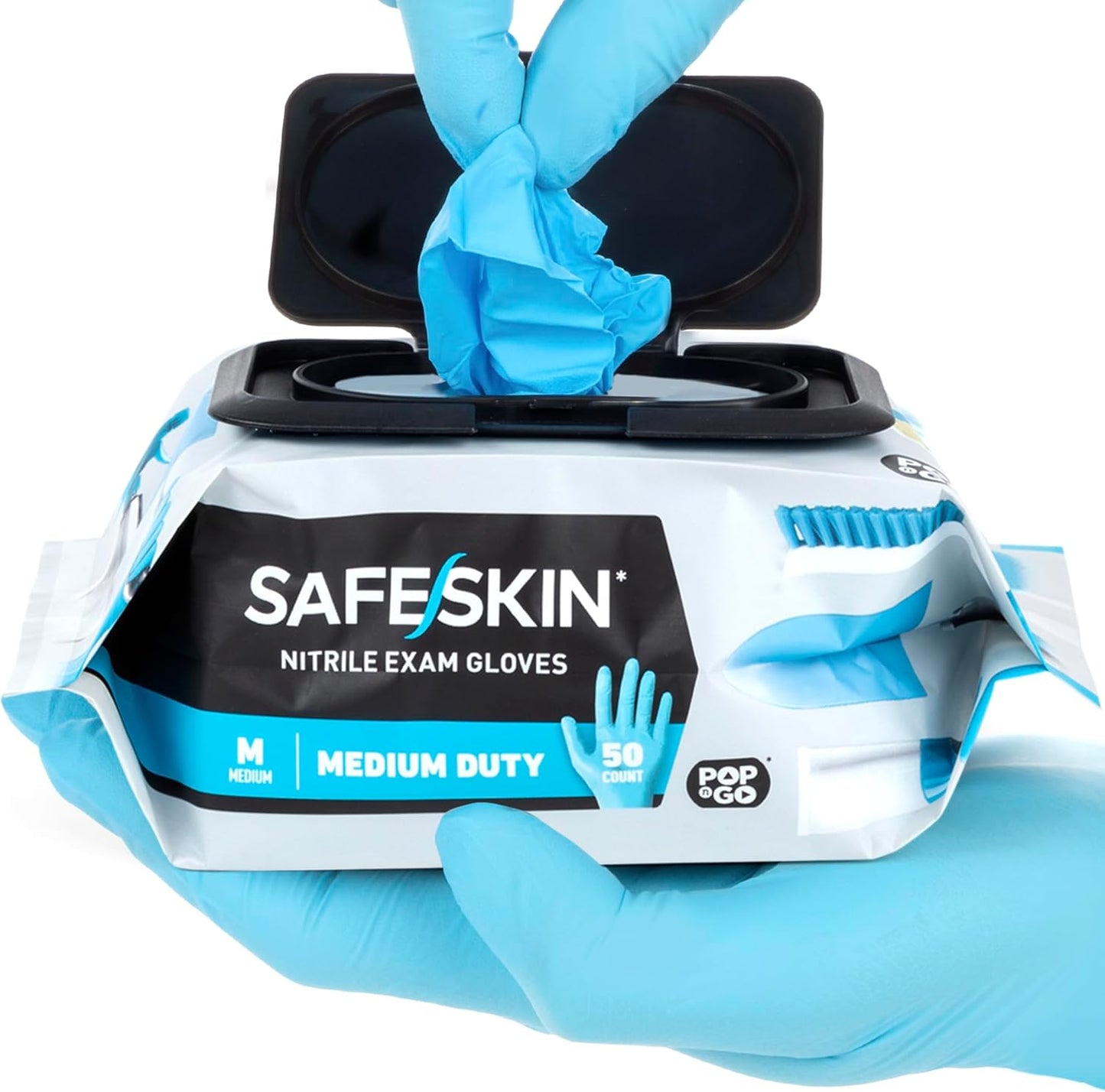 SAFESKIN Nitrile Gloves: 200ct Pack, Powder-Free - Versatile Protection