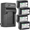 Kastar 4-Pack 2150mAh Lithium-Ion Batteries with AC Charger - Backup