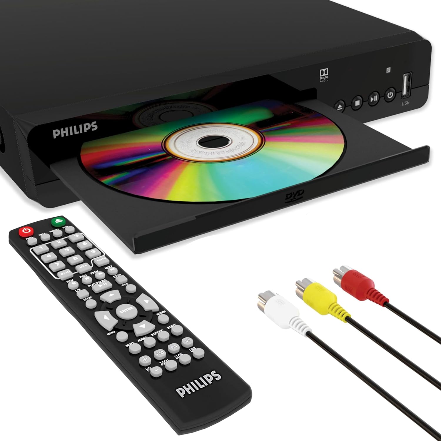 Philips All Region DVD Player for Smart TV with Remote Control
