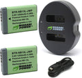 Wasabi Power Battery (2-Pack) Dual Charger for Canon NB-13L - Extra