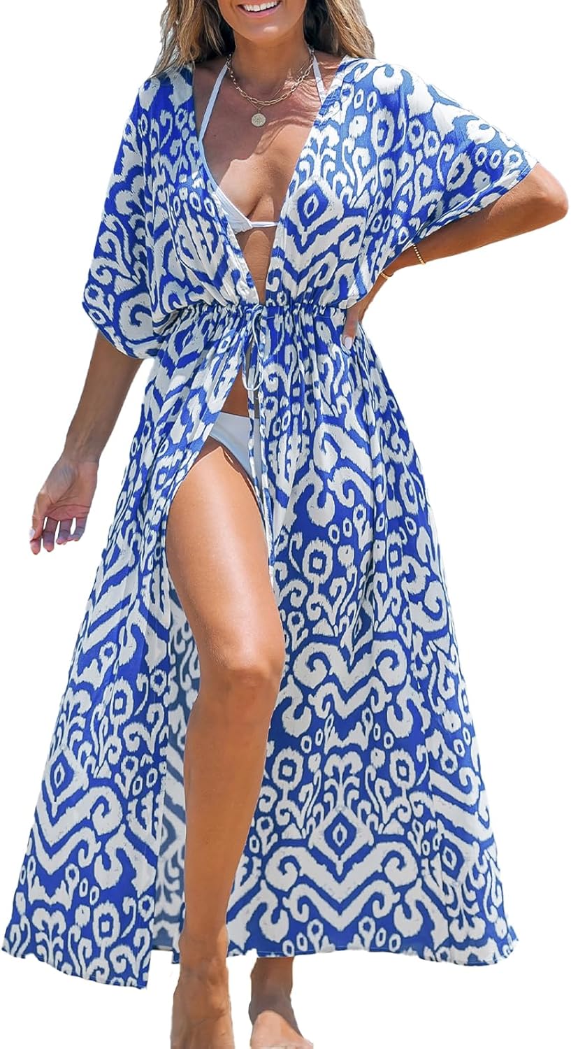 CUPSHE Kimono Swimsuit Coverup for Women - Beach Ready Style