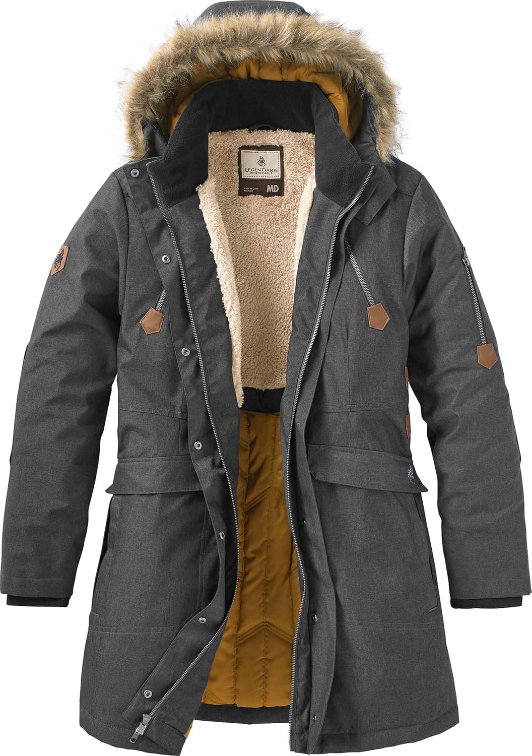 Legendary Whitetails Women's Water Resistant Hooded Anorak Parka