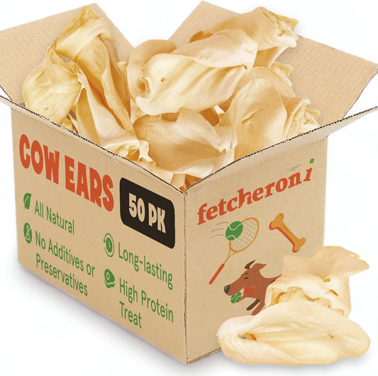 Cows Ears for Dogs - Thick, Natural, Long Lasting Treats