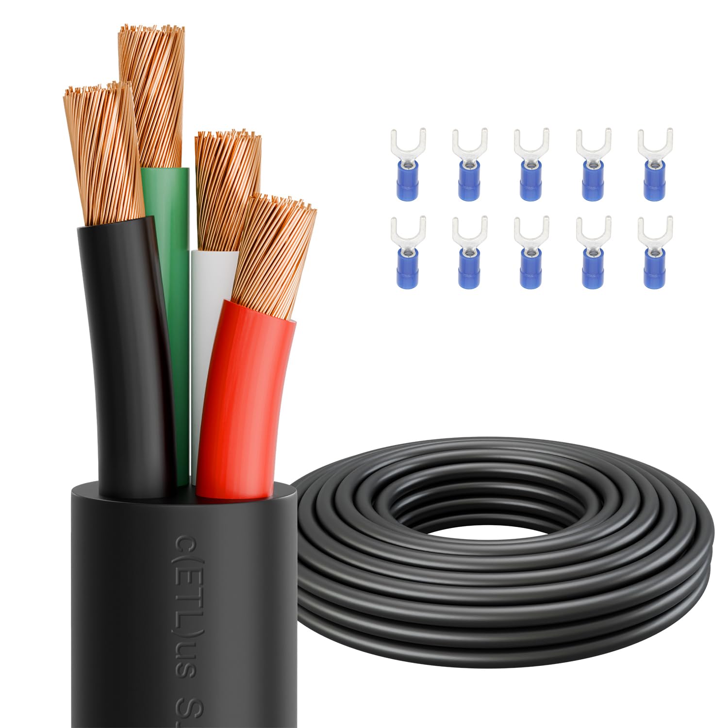 Firmerst 14/4 Outdoor-Rated Mini-Split Cable for HVAC Systems