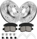 Anpulsero Front Brake Kit for 1993-1997 Toyota Corolla and Geo Prizm