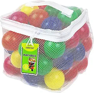 Click N' Play Pastel Colors Ball Pit Balls for Kids - 200 Pack