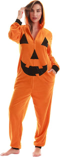 Comfortable Skeleton Onesie Halloween Costumes for Women