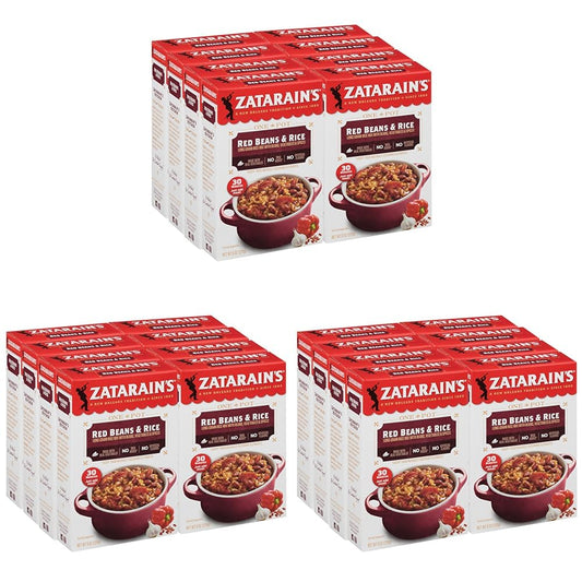 Zatarain's Red Beans & Rice Pack of 24 for Quick Meals