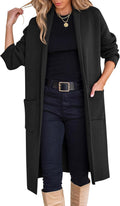 ANRABESS Women's Long Cardigan Duster Coatigan - Cozy Everyday Layer