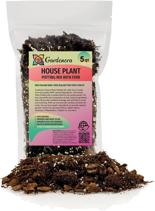 Premium Gardenera House Plant Potting Mix for Healthy Growth