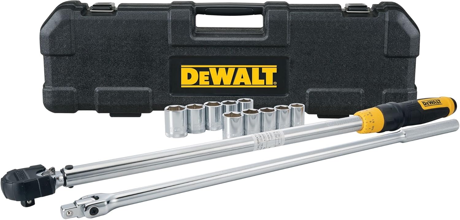 DEWALT Torque Wrench Tool Set for Easy Tire Changes and More