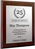 Personalized Years of Service Recognition Award - Custom Engraved