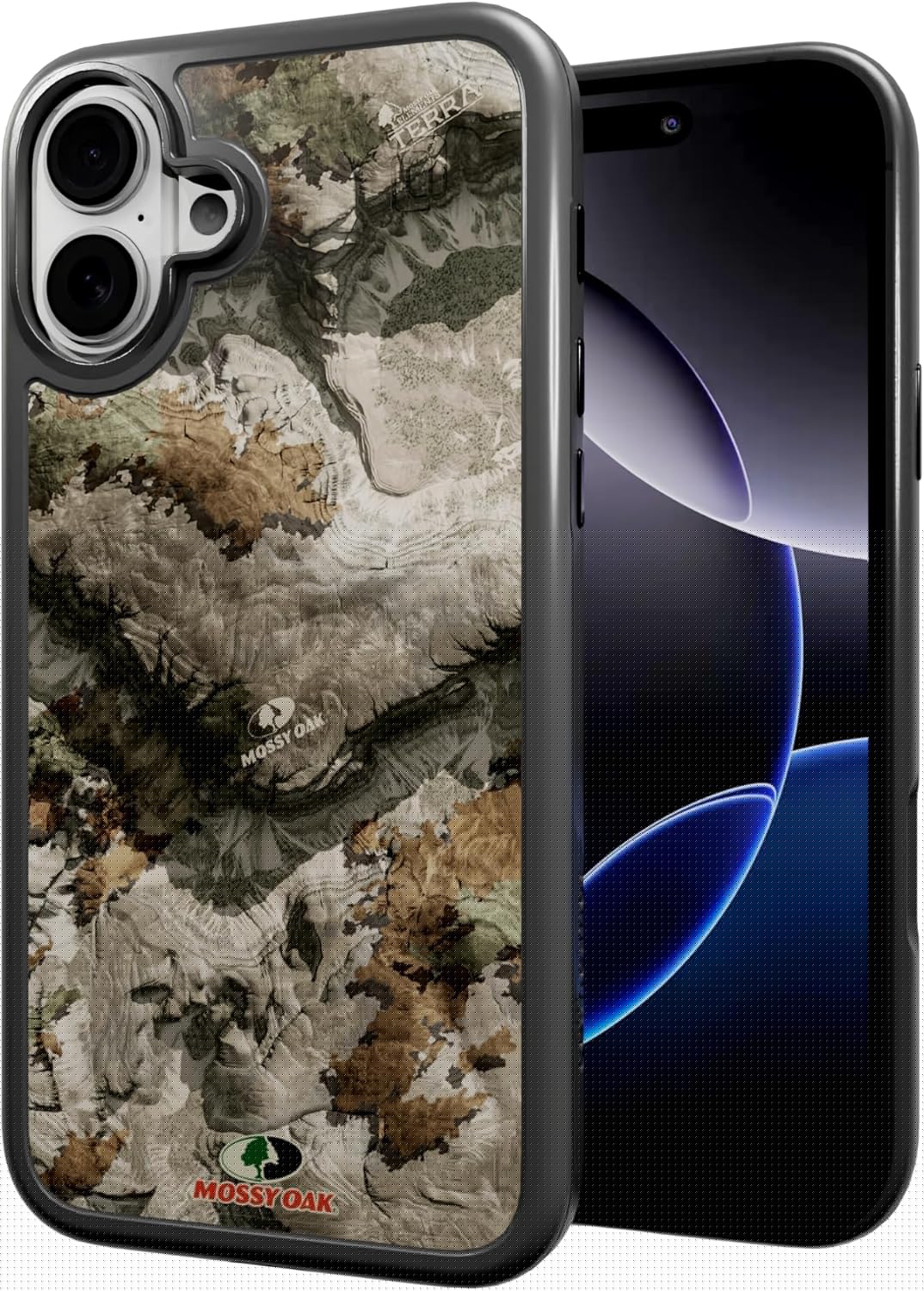 cellhelmet Fortitude Case for iPhone 16 Plus - Rugged Mossy Oak