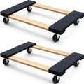 Hardwood Furniture Moving Dolly with Heavy-Duty Capacity and Wheels