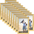 4x6 Gold Picture Frames 18 Pack - Lightweight Gallery Set