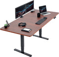 VIVO 71x36 Sit Stand Desk - Dual Motor Height Adjustment