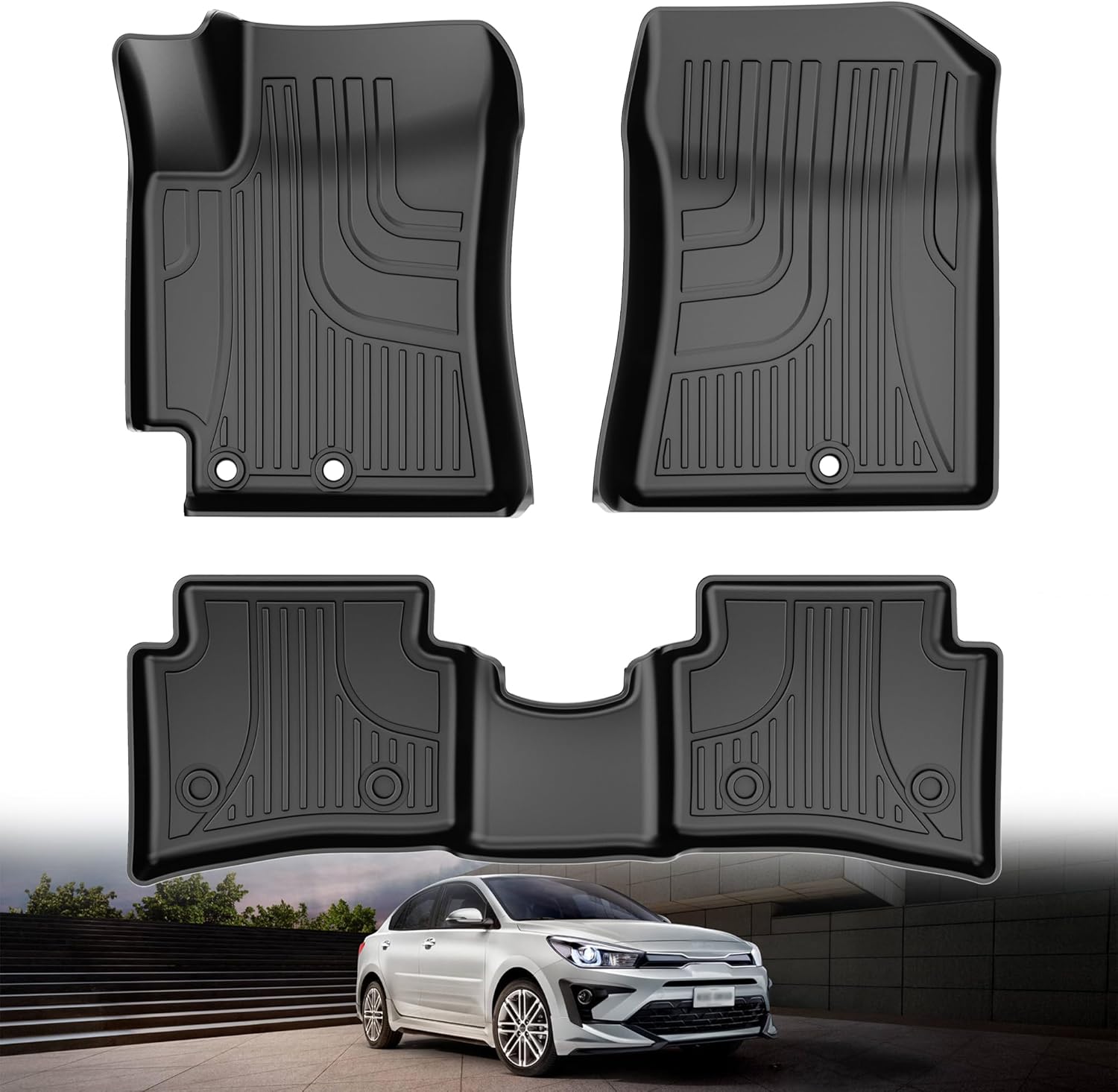 Custom Fit Original Rio Floor Mats for 2018-2024 Kia Rio