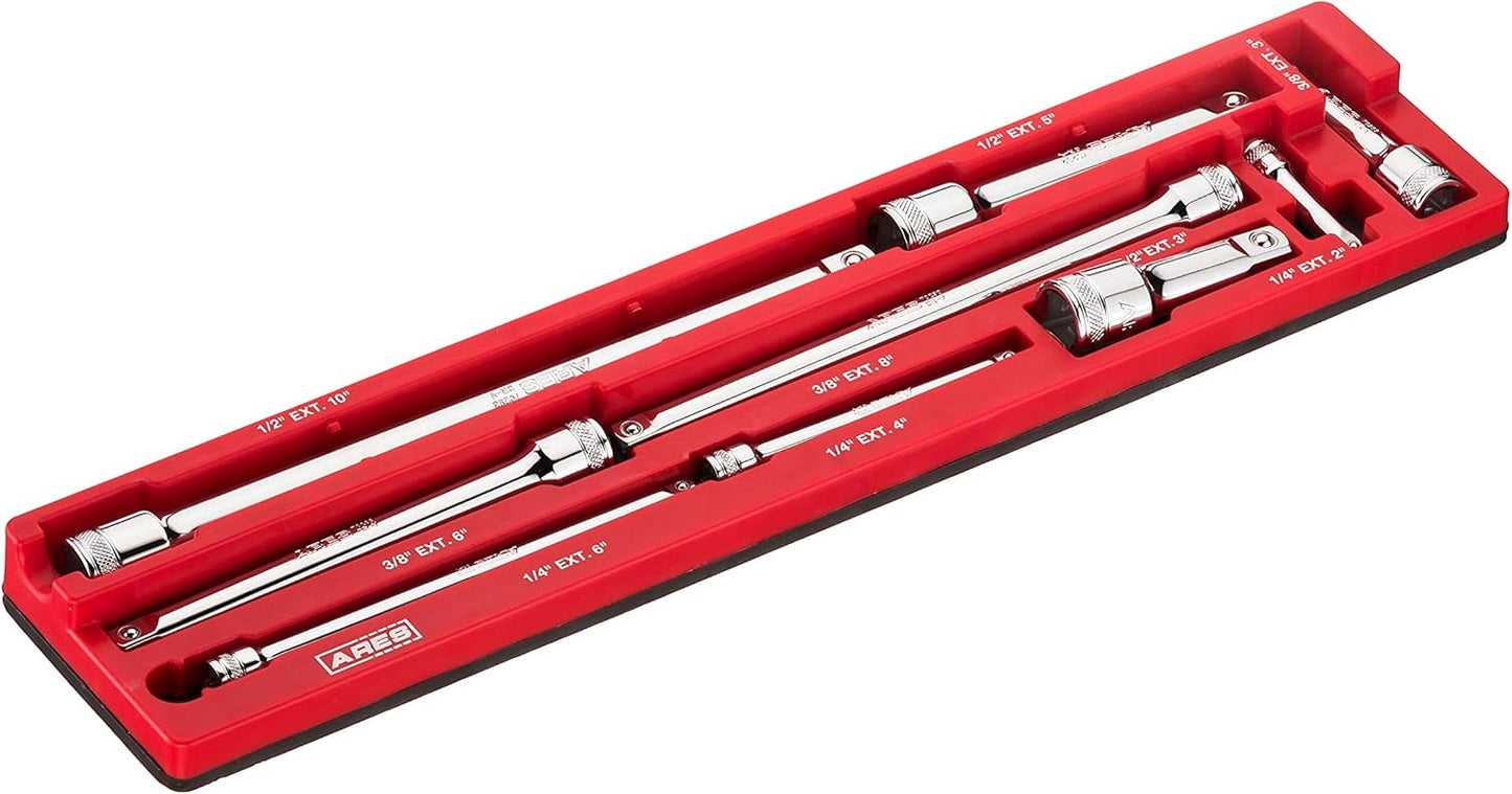 ARES 70753 9-Piece Extension Bar Set for Versatile Tool Use