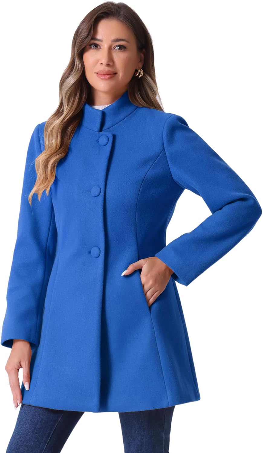 Allegra K Women's Winter Overcoat for Stylish Cold Weather Wear