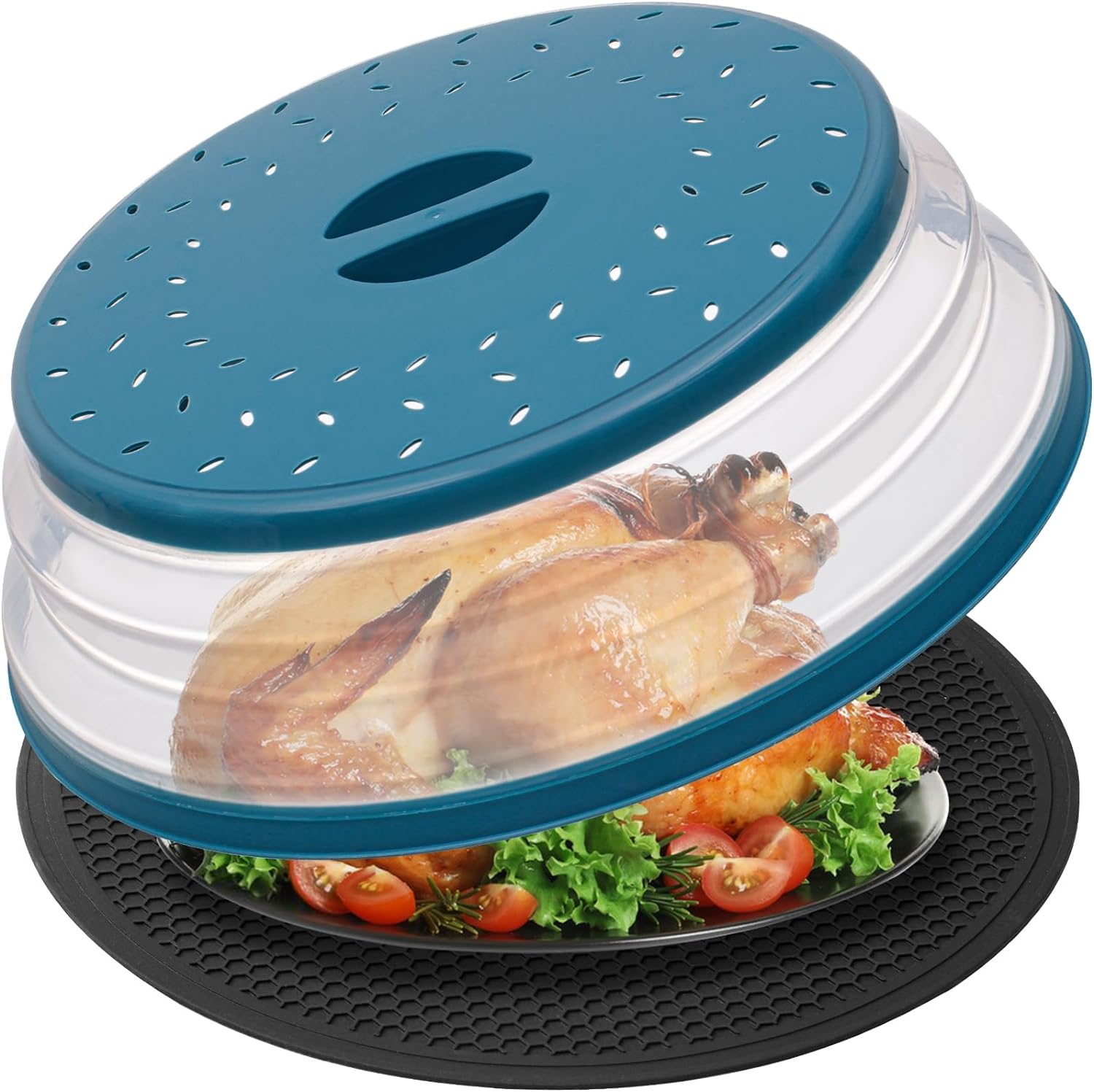 WENWELL 12 Microwave Splatter Cover - Keep Your Kitchen Clean!