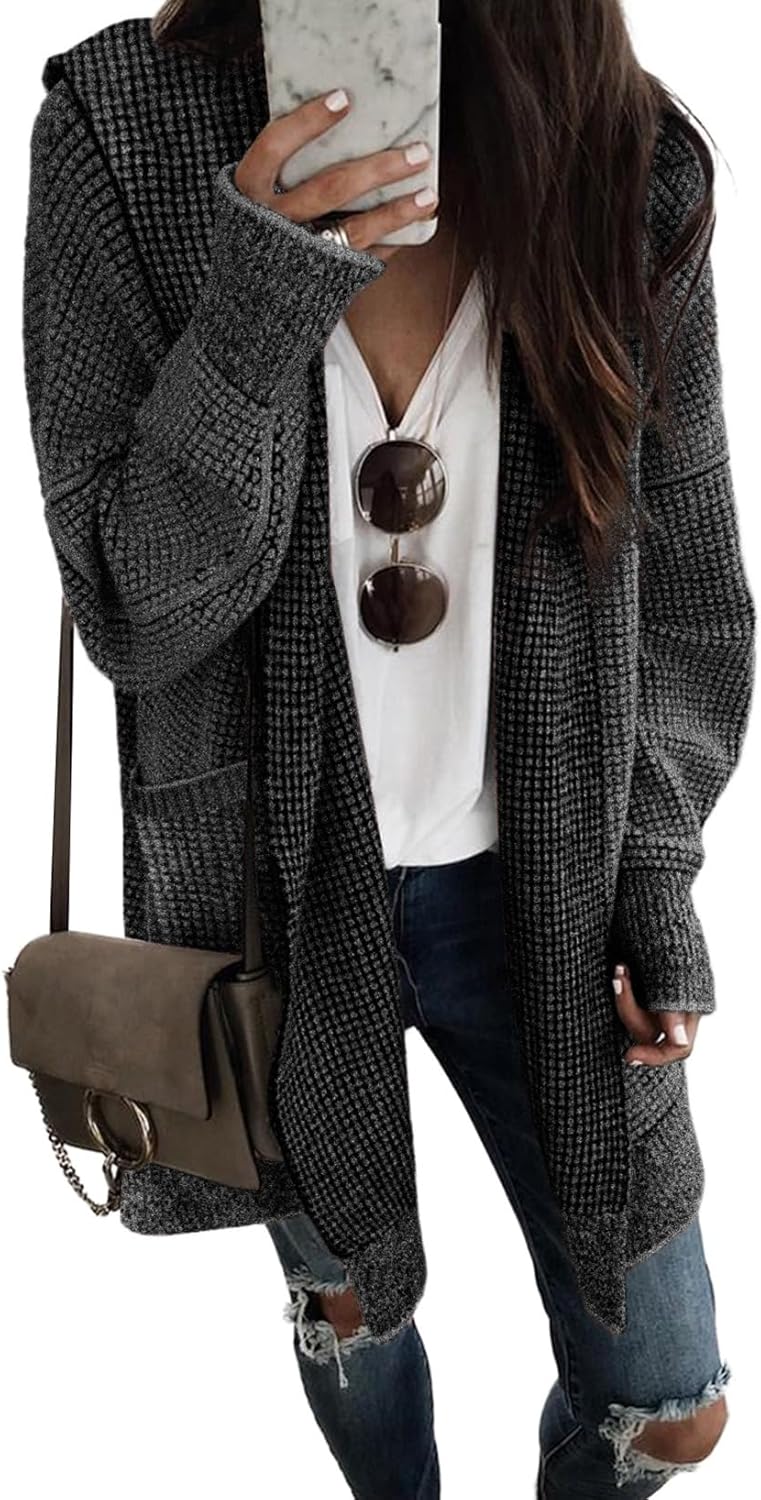 Oversized Hooded Cardigan Sweater for Women - Fall Fashion Must-Have
