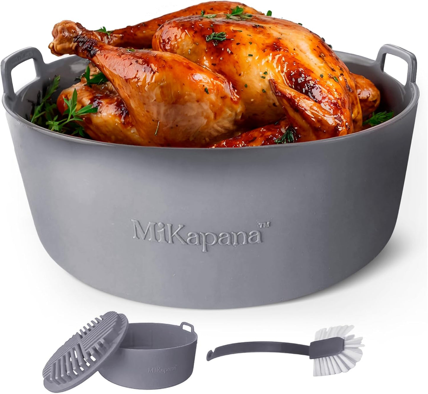 MiKapana Silicone Air Fryer Basket: Sturdy & BPA-Free!