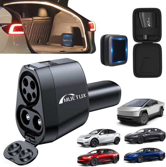 SuperFast 2-in-1 Tesla Adapter, MAX Power 250KW, for Tesla Models, MUETUX
