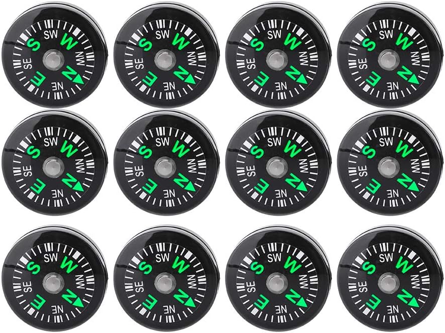 VGEBY Mini Button Compasses for Outdoor Adventures