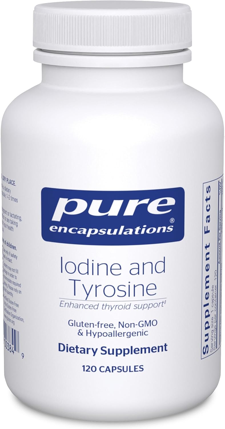 Iodine and Tyrosine Supplement for Enhanced Thyroid Support