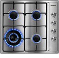 Karinear 24 Inch Gas Cooktop with 4 Burners for Apartments