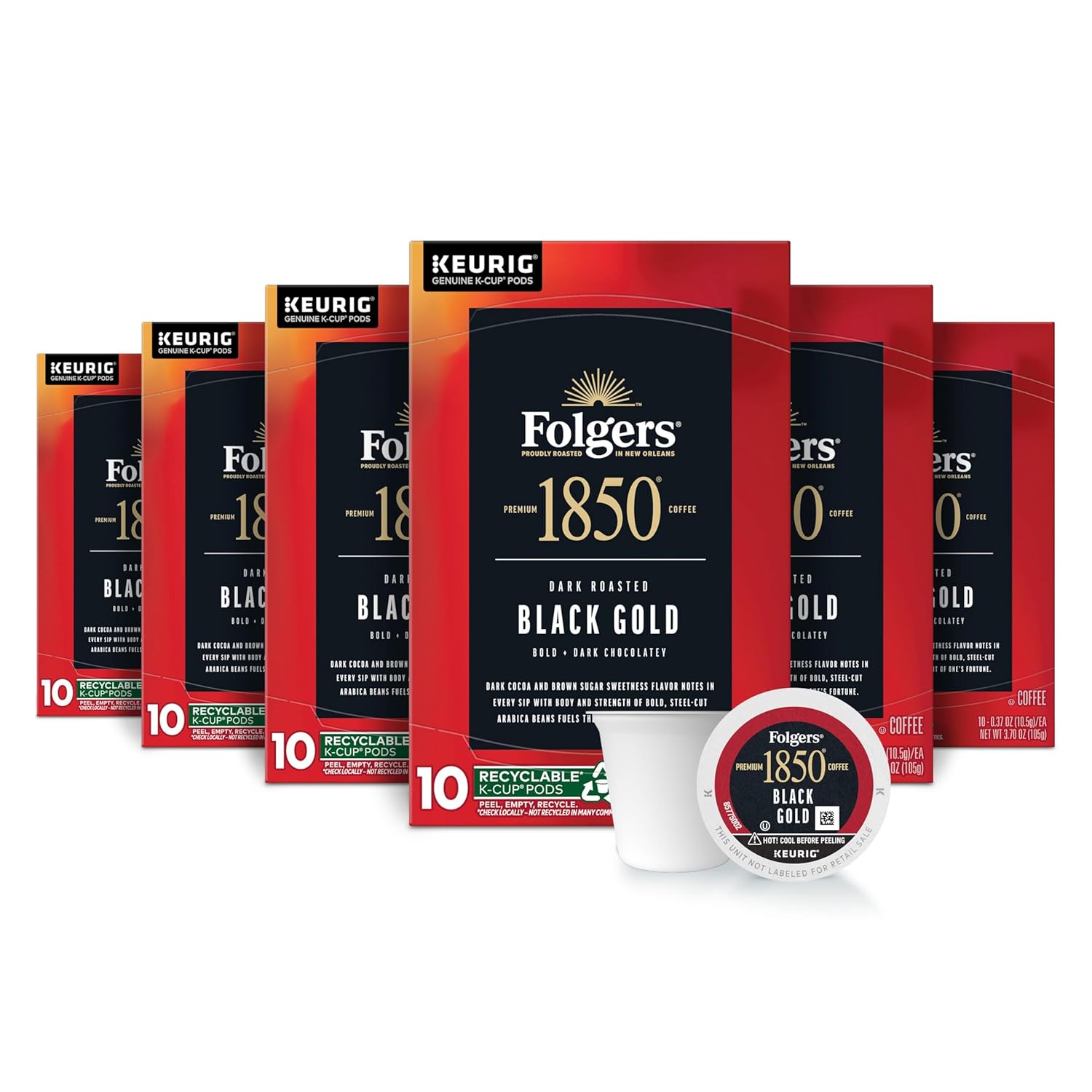 Folgers 1850 Black Gold Dark Roast Coffee K-Cup Pods Review
