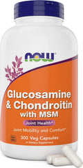 Now Glucosamine & Chondroitin with MSM, 300 Capsules Review