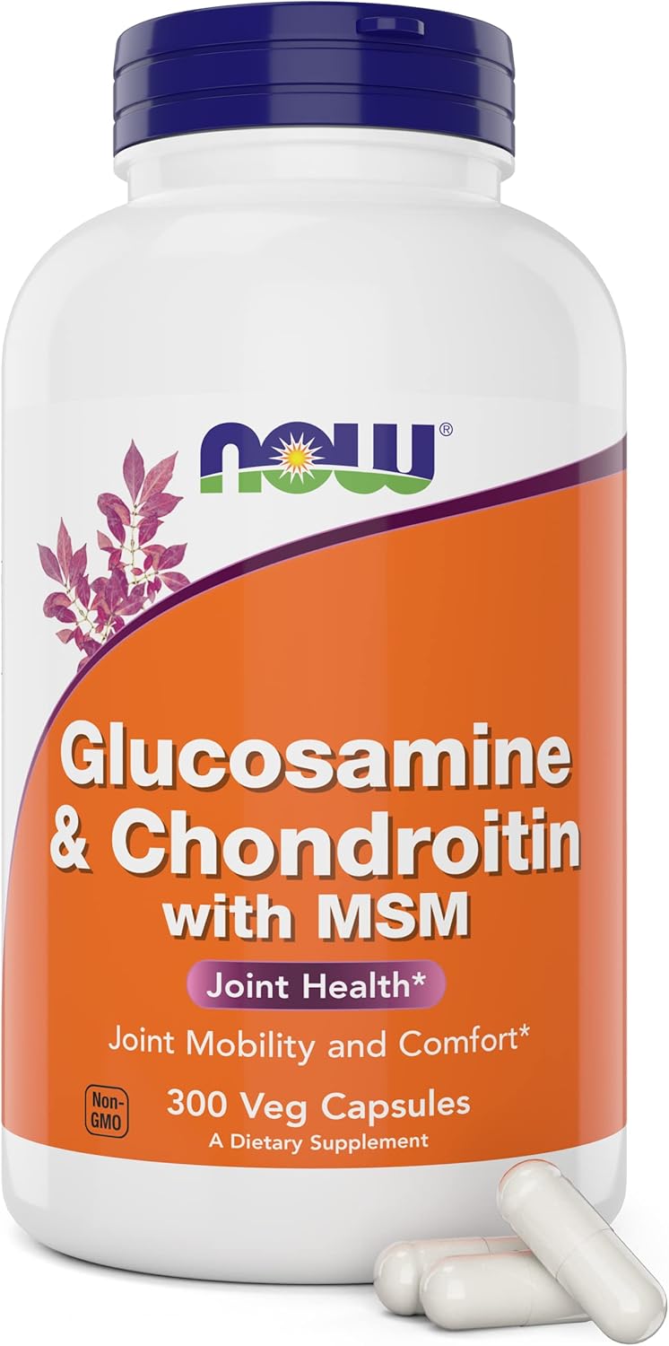 Now Glucosamine & Chondroitin with MSM, 300 Capsules Review