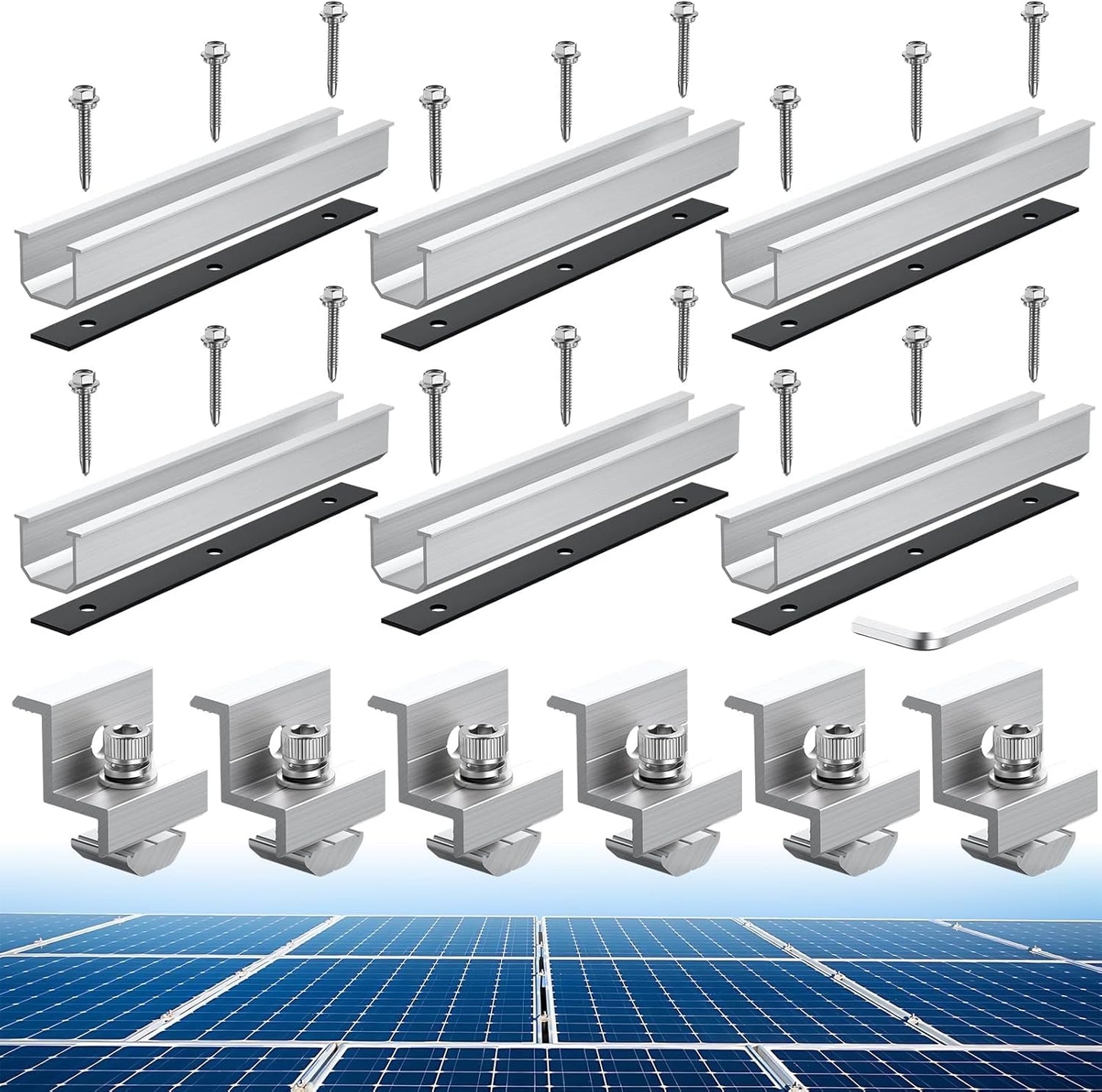 Anbte Solar Panel Bracket Kit for Easy Installation and Durability