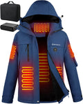 Heated Jacket for Men with 20000 mAh Battery Pack - Long Warmth