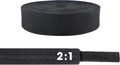 2 to 1 Heat Shrink Braided Sleeving 1/2ft - Flexible 24 ft Cable Cover