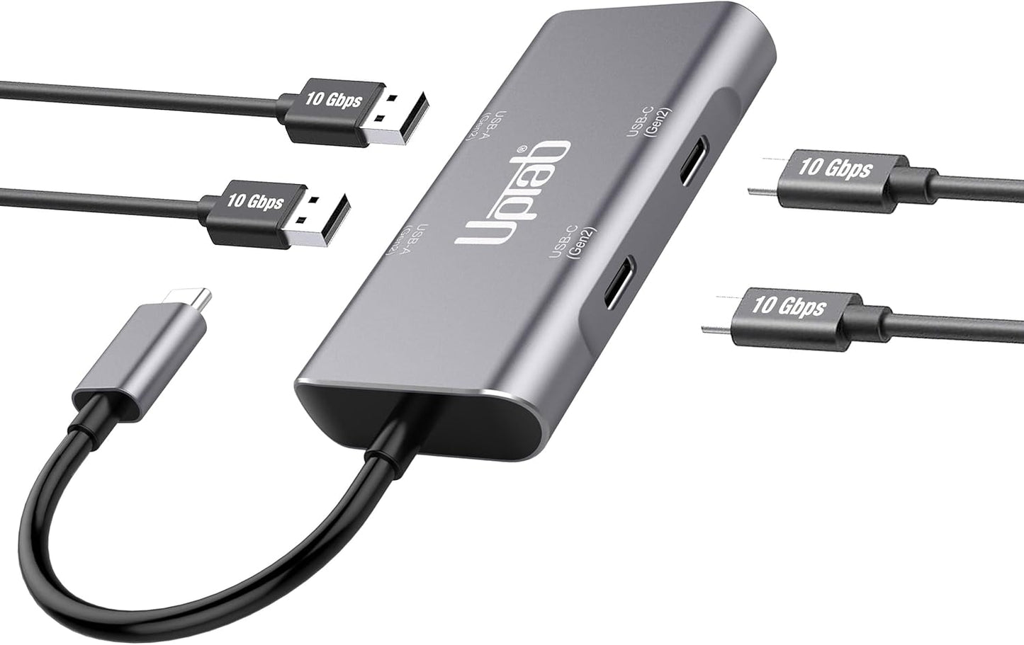 Fast Data Transfer: USB C Hub 4 Port Multiport Adapter