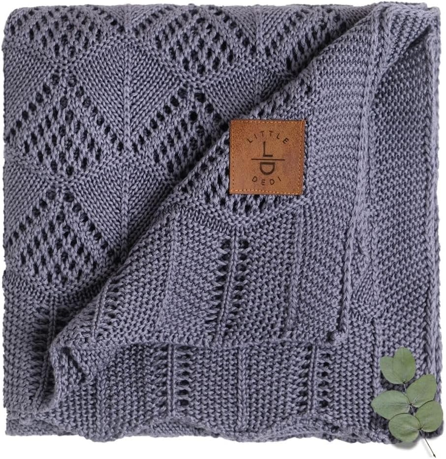 Hypoallergenic Baby Blanket - Soft Knit for Girls & Boys