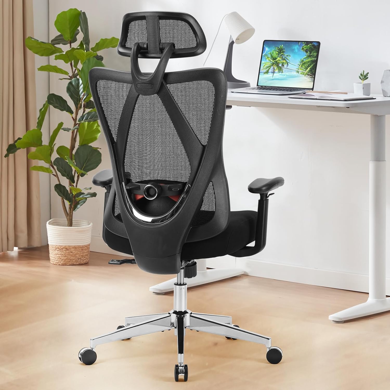 DUMOS Ergonomic Mesh Chair - Superior Lumbar Support