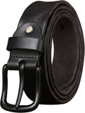 Full Grain Leather Mens Belt for Men - Heavy Duty 1.5in Work Belt