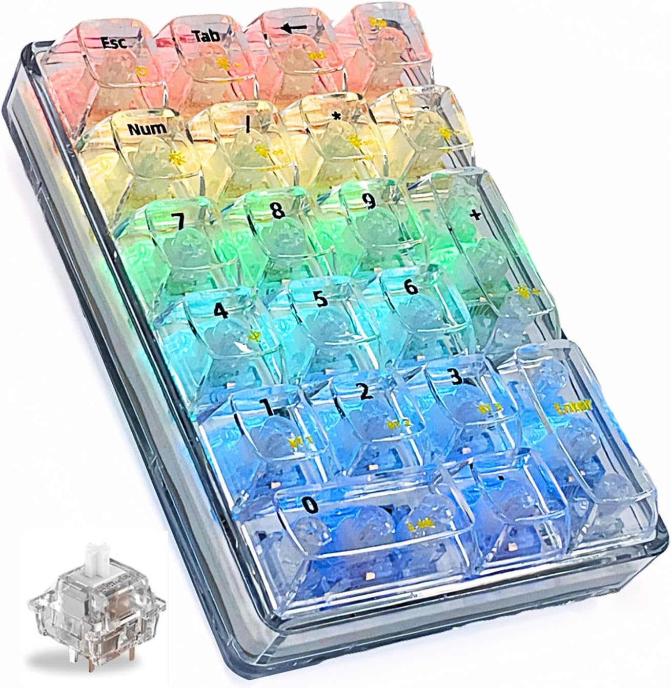 K21 RGB Backlit Tri-Mode Wireless Mechanical Numpad Review