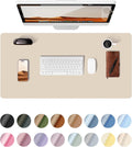 Leather Desk Pad Protector Large Mouse Pad 23.6 x 13.8 in - Waterproof