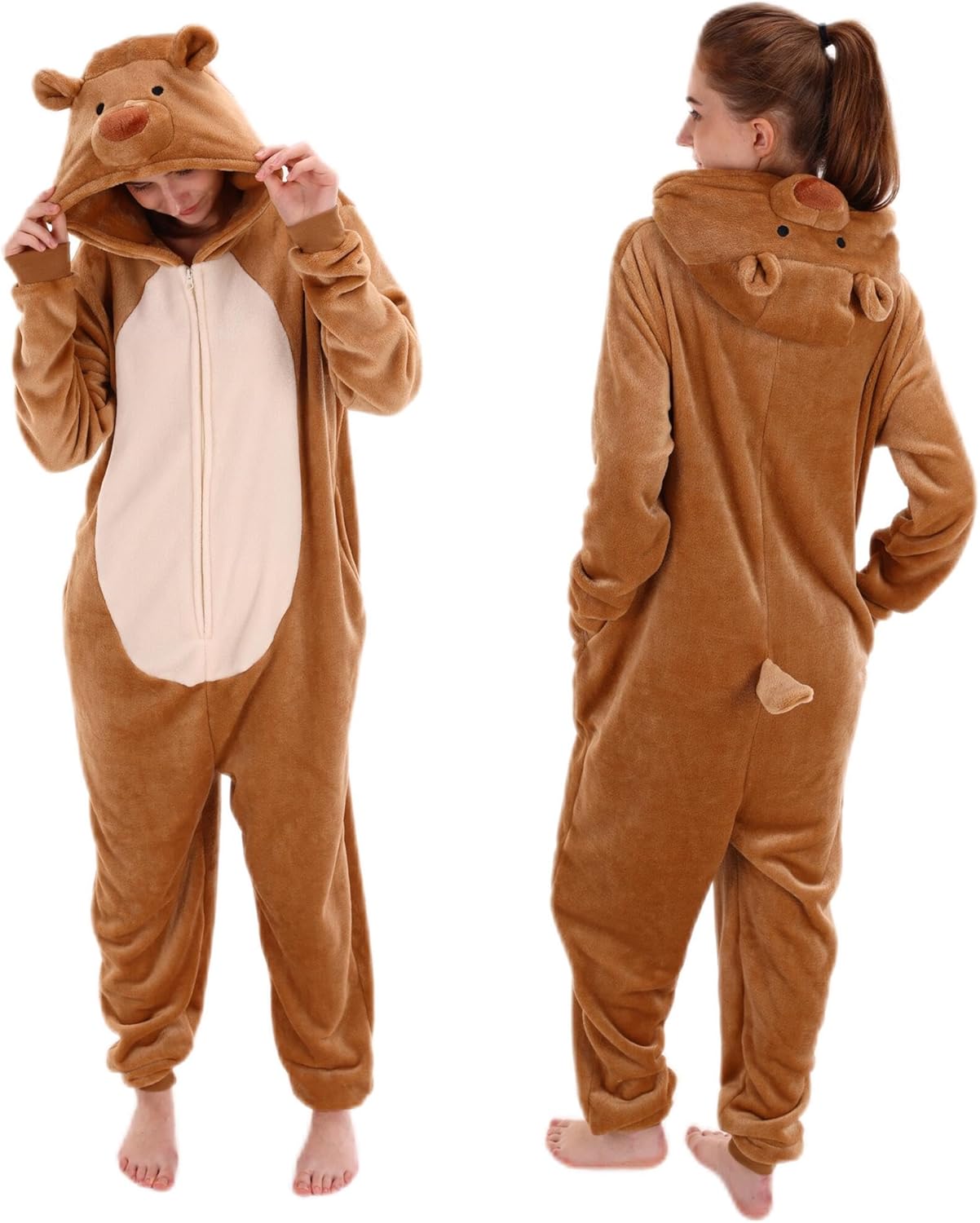 COSUSKET Snug Fit Unisex Adult Onesie Pajamas for Comfort