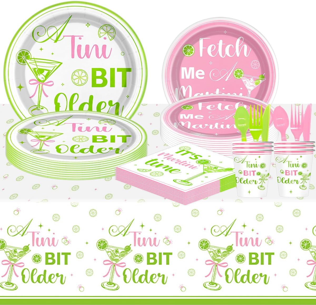 Trendy Martini Bar Party Set - A Tini Bit Older Supplies