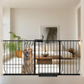 Extra Wide Baby Gates for Doorways 62.20-71.65 in - Secure No-Drill